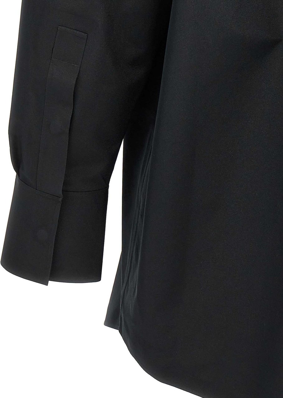 Maison Margiela MM6 Maison Margiela Black Polyester Blouse Zwart