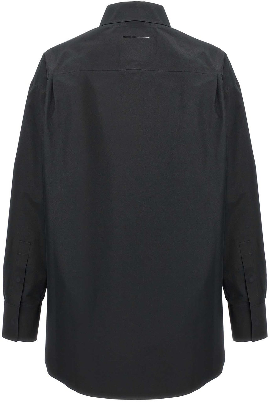 Maison Margiela MM6 Maison Margiela Black Polyester Blouse Zwart
