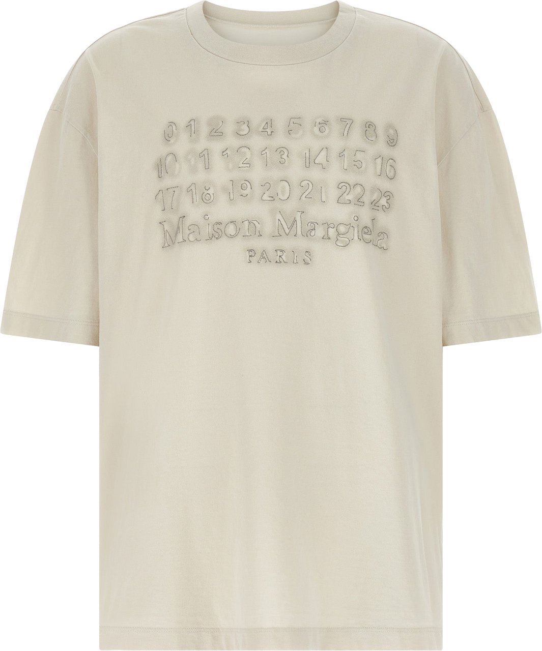 Maison Margiela Beige Cotton T-Shirt Beige