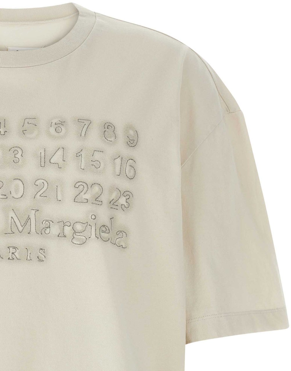 Maison Margiela Beige Cotton T-Shirt Beige