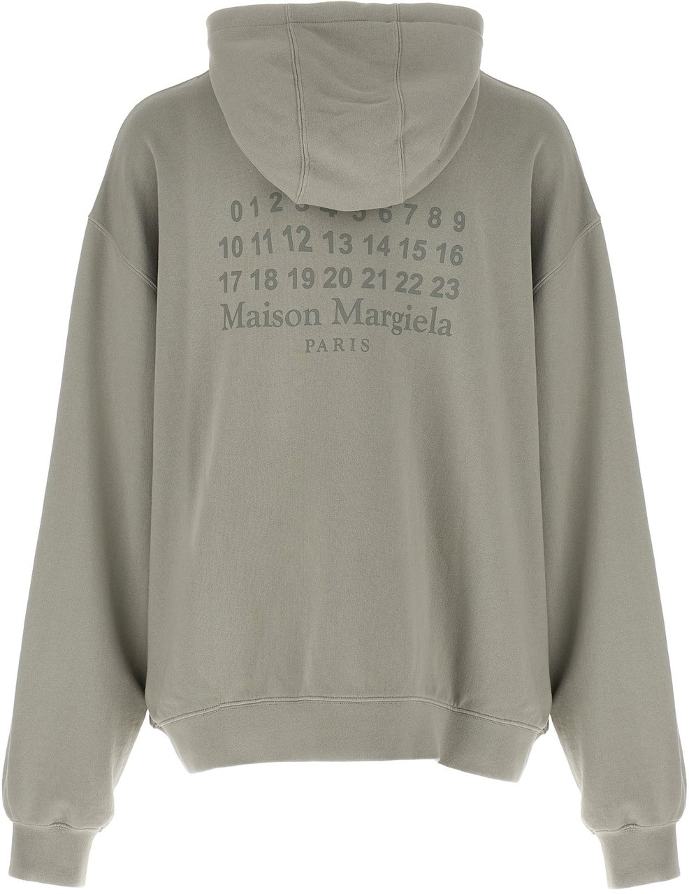 Maison Margiela Gray Cotton Sweatshirt Wit