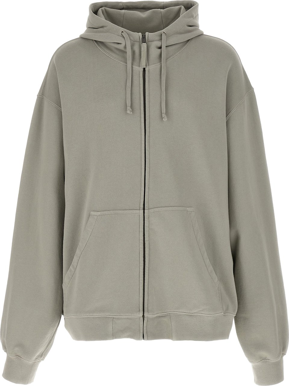 Maison Margiela Gray Cotton Sweatshirt Wit