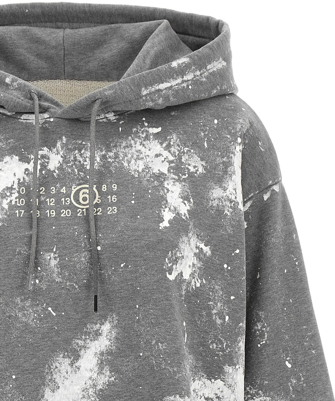 Maison Margiela MM6 Maison Margiela Gray Cotton Sweatshirt Grijs