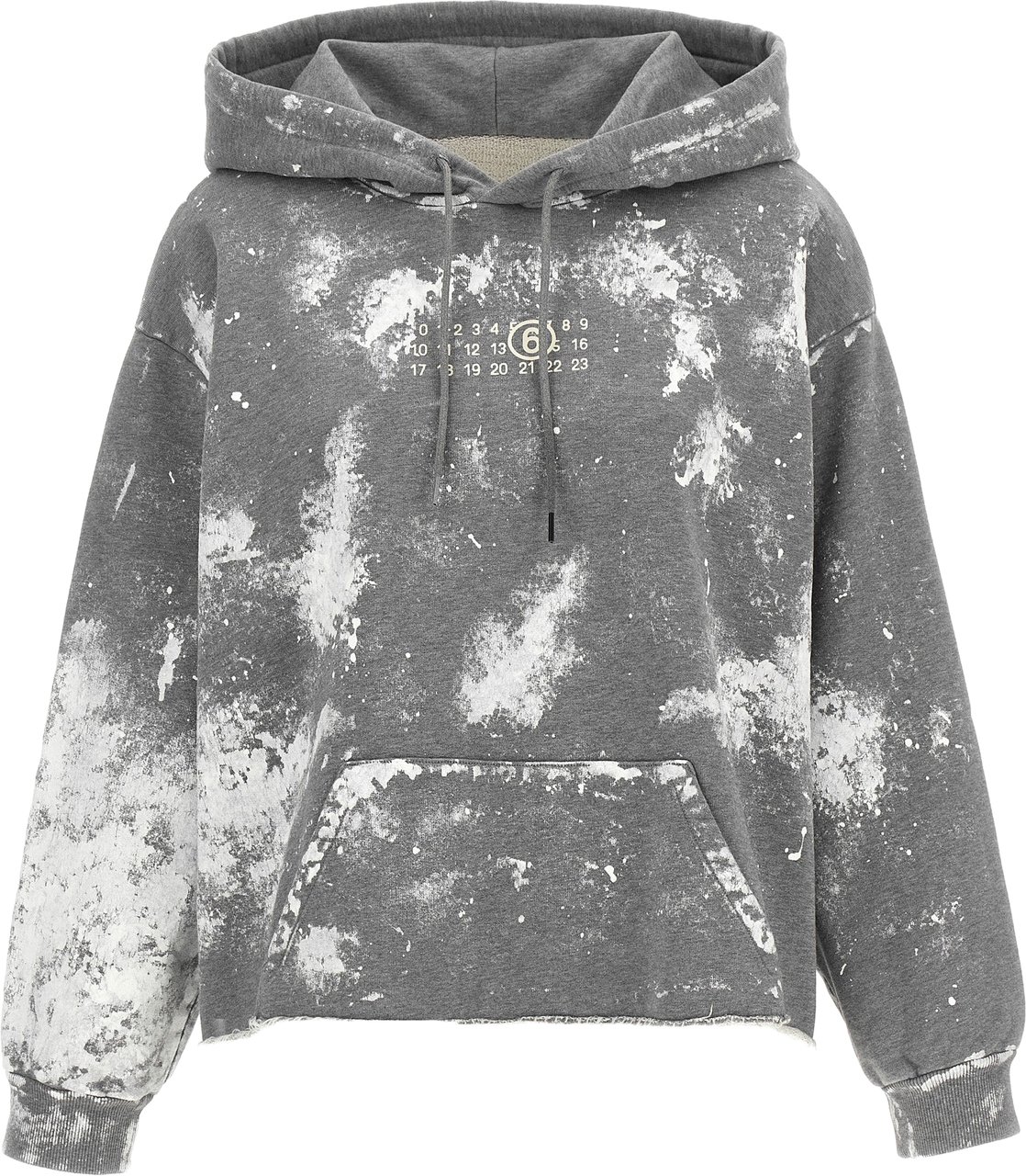 Maison Margiela MM6 Maison Margiela Gray Cotton Sweatshirt Grijs
