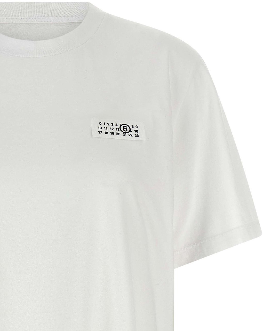 Maison Margiela MM6 Maison Margiela White Cotton T-Shirt Wit