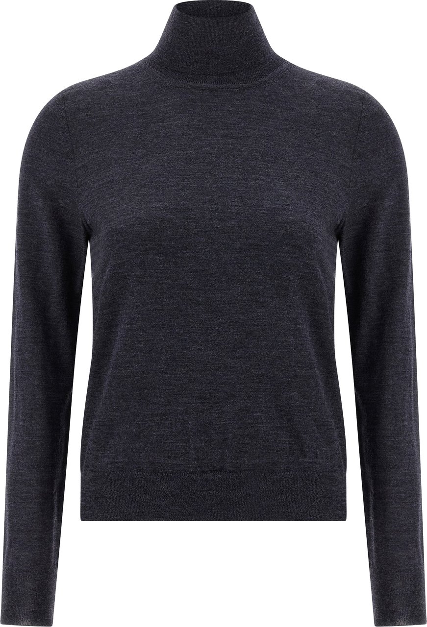Maison Margiela Blue Wool Cardigan Blauw