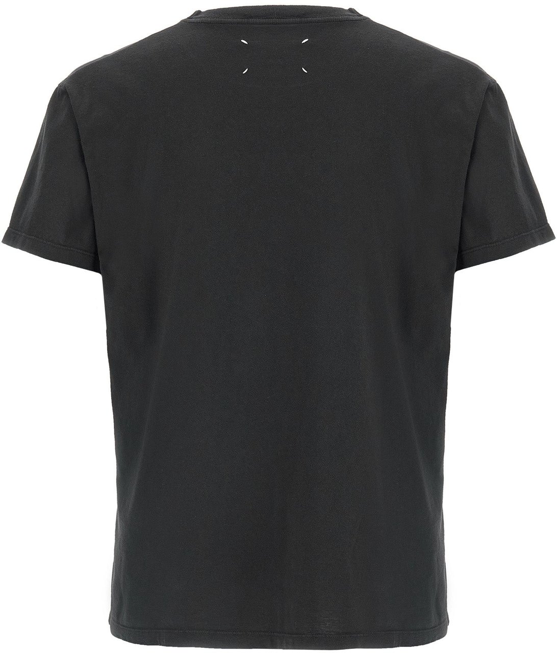 Maison Margiela Black Cotton T-Shirt Zwart