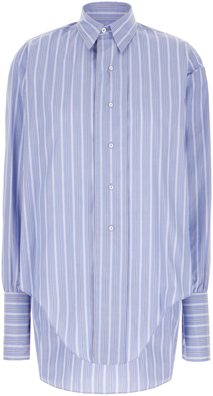 Maison Margiela Printed poplin shirt Divers