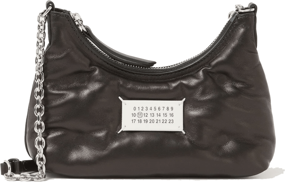 Maison Margiela Glam Slam Hobo Micro Zwart