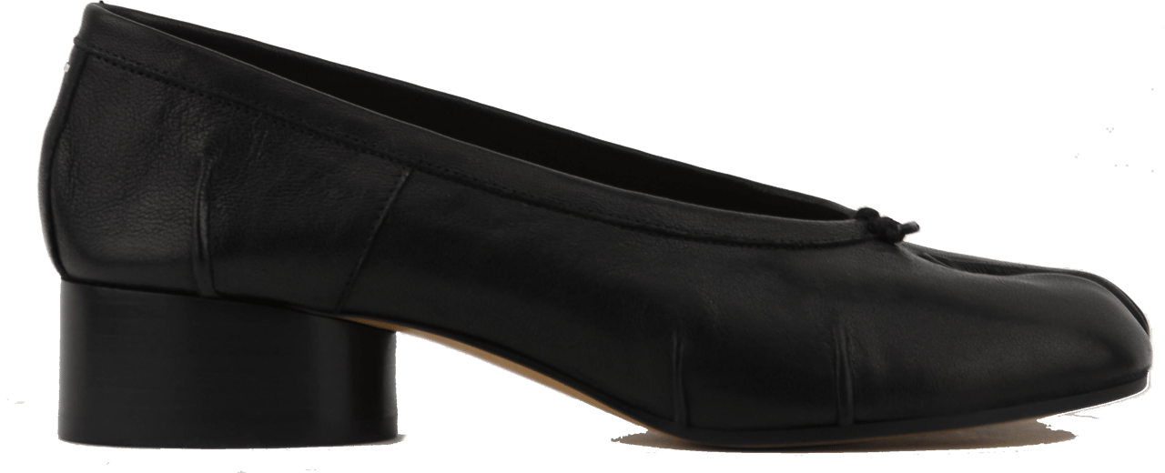 Maison Margiela Tabi Heel Ballerina Black Zwart