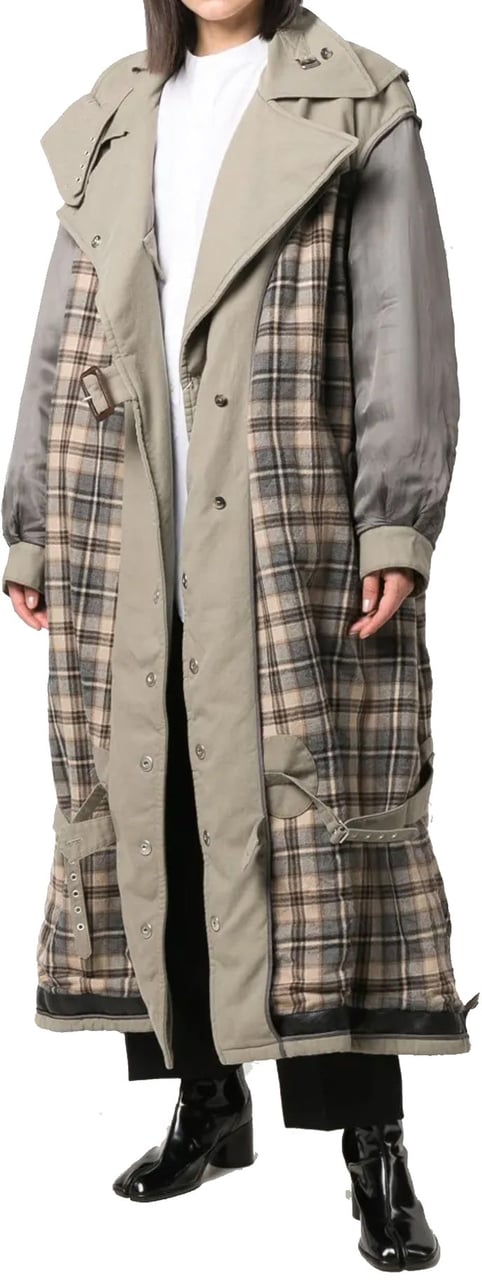 Maison Margiela Maison Margiela Deconstructed Belted Trench Coat Beige