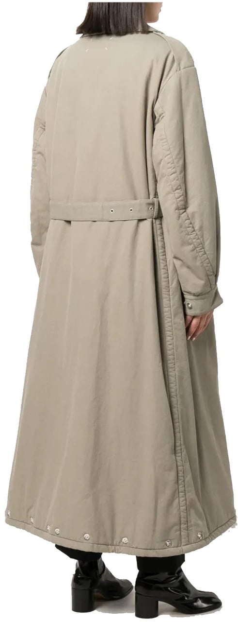Maison Margiela Maison Margiela Deconstructed Belted Trench Coat Beige