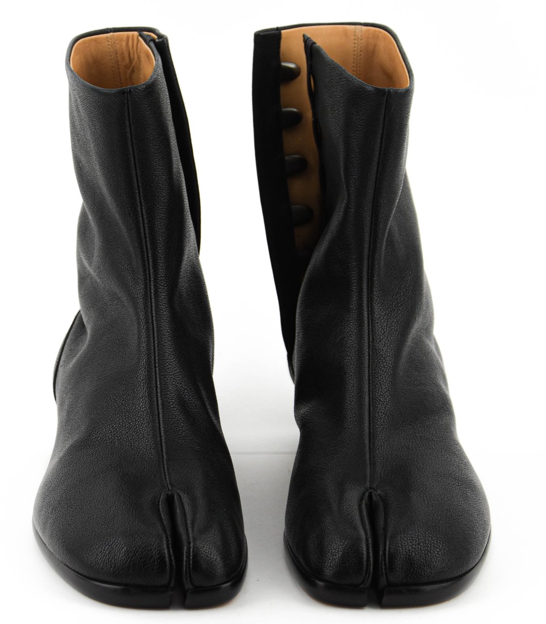 Maison Margiela Tabi Boot Men Black Leather Zwart