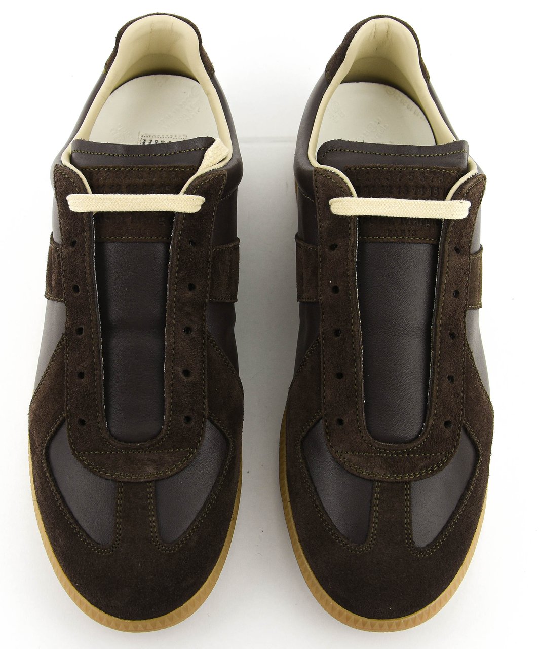 Maison Margiela Man Replica Sneaker Brown Bruin