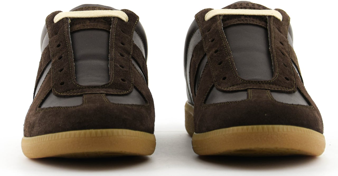 Maison Margiela Man Replica Sneaker Brown Bruin
