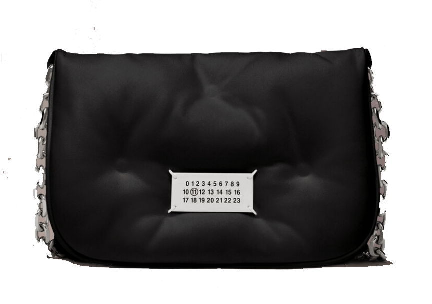 Maison Margiela Glam Slam Flap Small Black Zwart