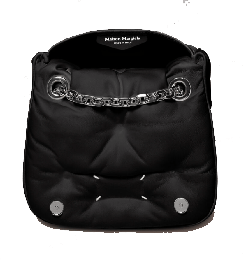 Maison Margiela Glam Slam Flap Small Black Zwart