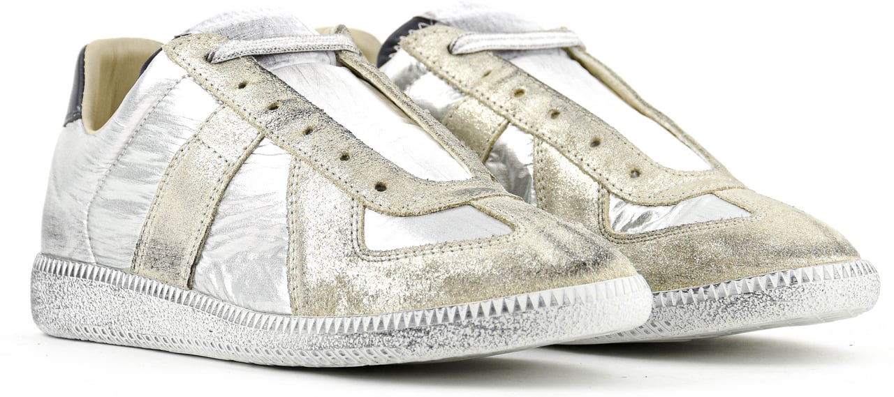 Maison Margiela Replica Sneaker Silver Zilver