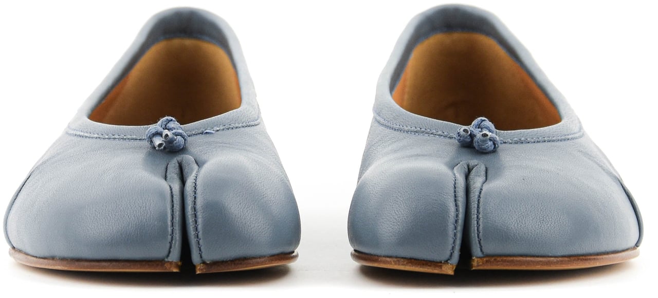 Maison Margiela New Tabi Ballerina Jeans Blu Blauw