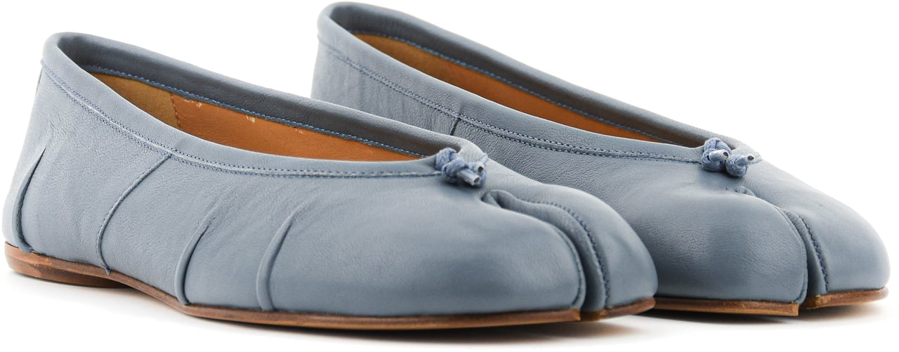 Maison Margiela New Tabi Ballerina Jeans Blu Blauw