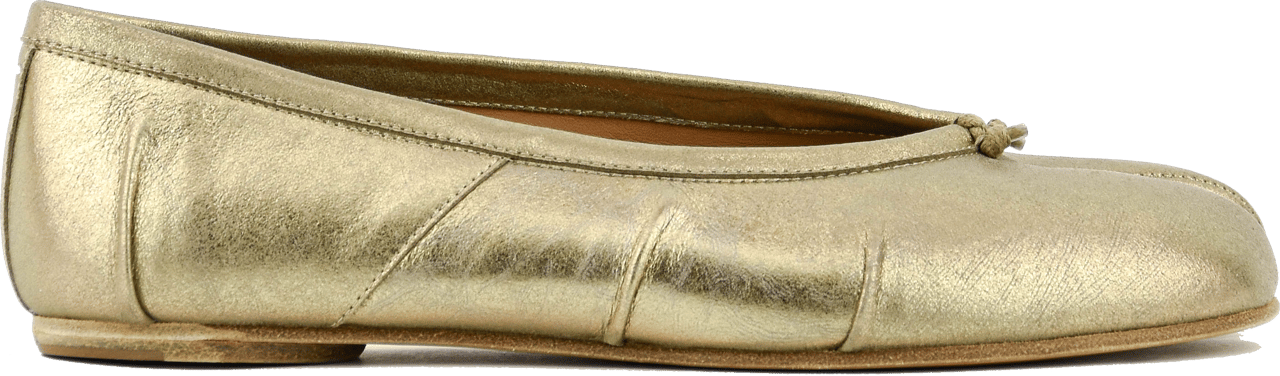 Maison Margiela New Tabi Ballerina Gold Goud