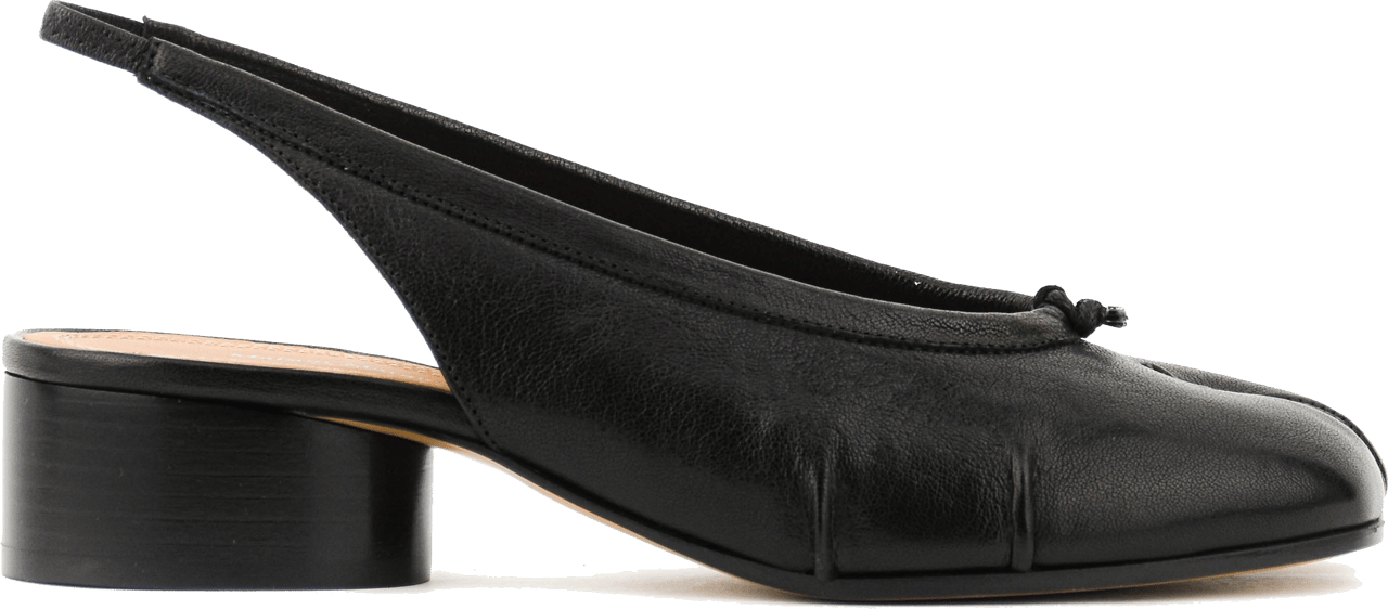 Maison Margiela New Tabi Slingback Black Zwart