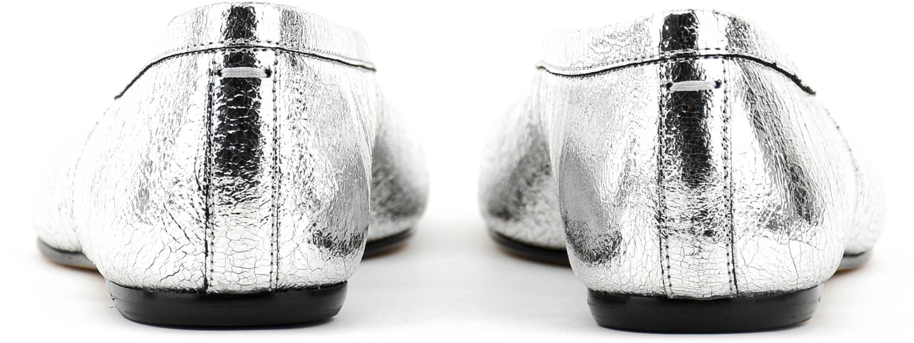 Maison Margiela Tabi Ballerina Silver Zilver