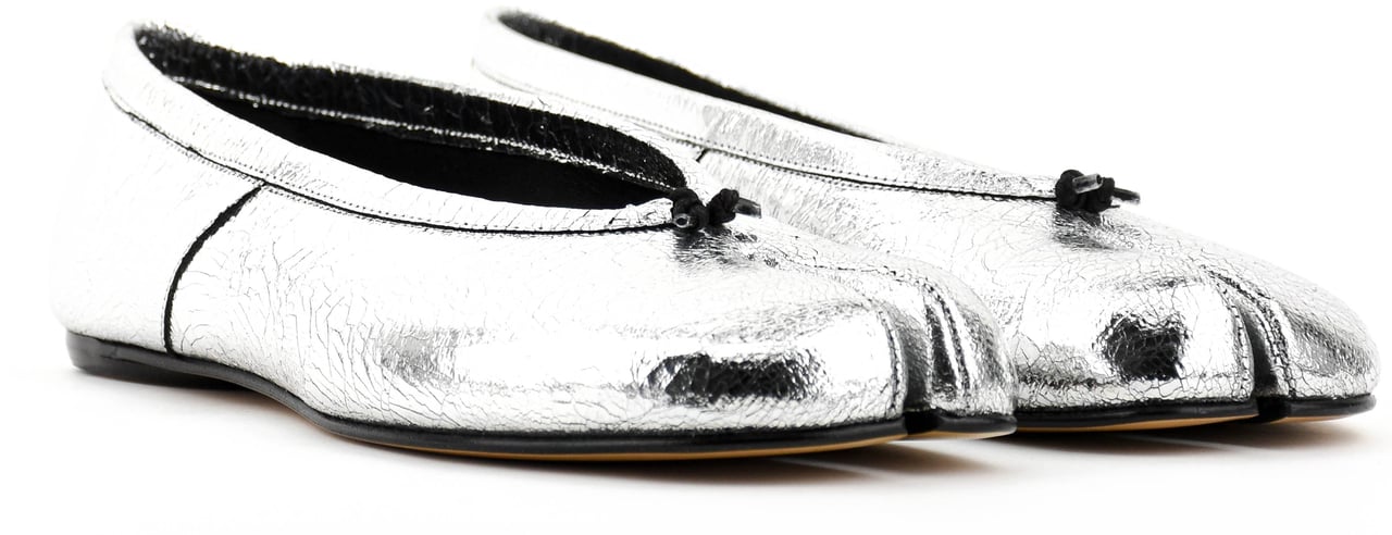 Maison Margiela Tabi Ballerina Silver Zilver