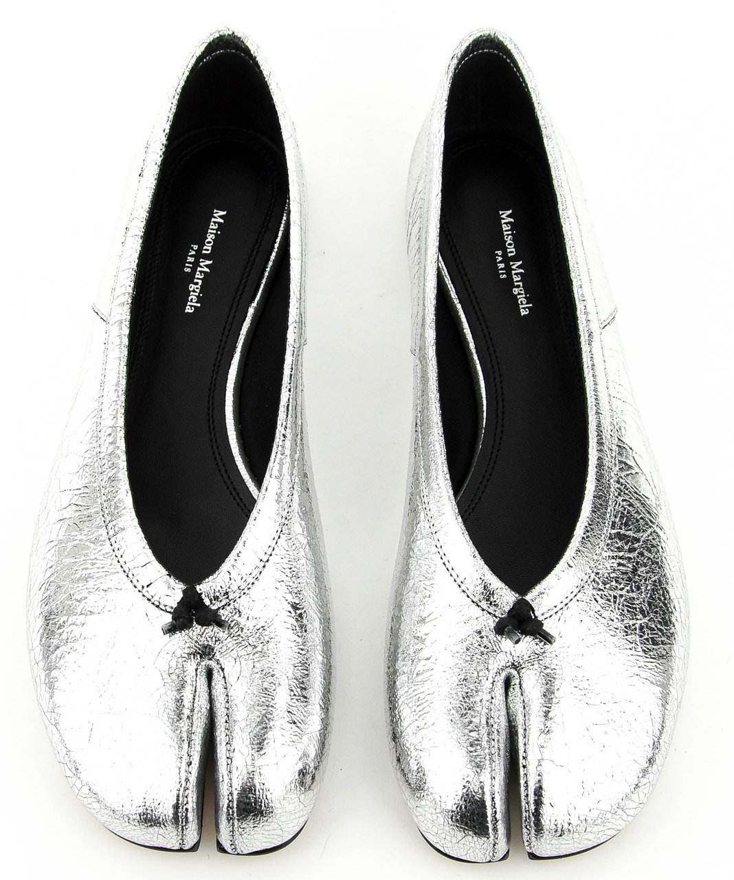 Maison Margiela Tabi Ballerina Silver Zilver