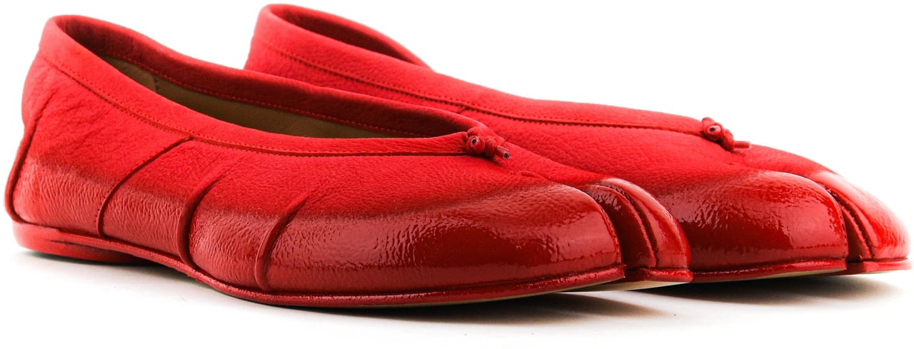 Maison Margiela Tabi Ballerina Red Rood