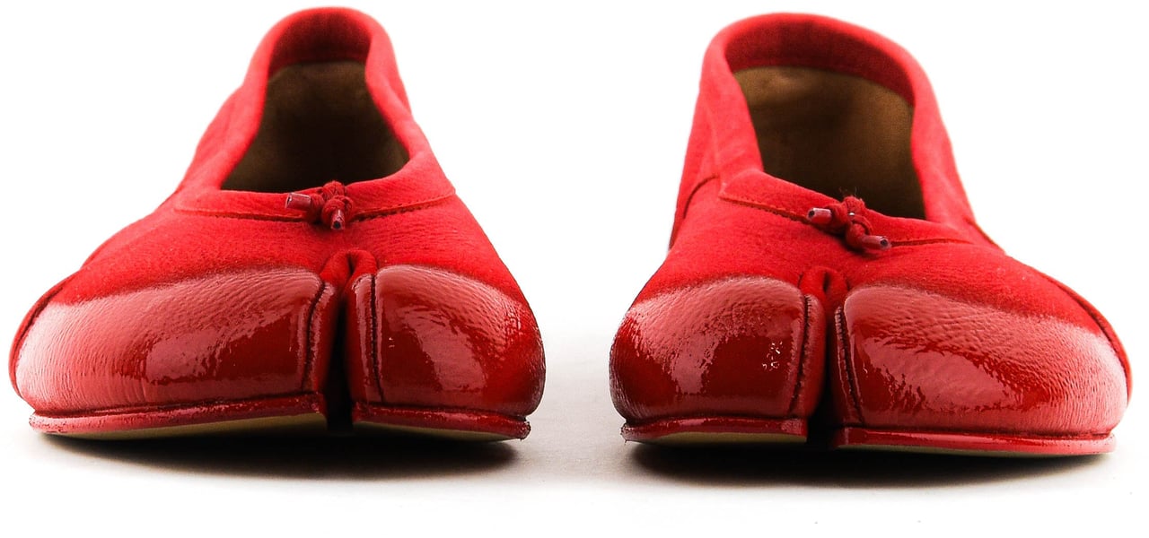 Maison Margiela Tabi Ballerina Red Rood