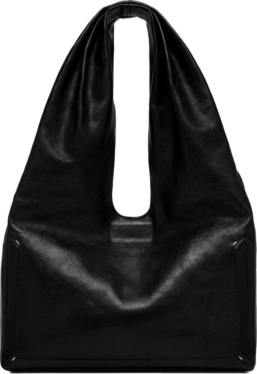 Maison Margiela Box Bag Med Black Zwart