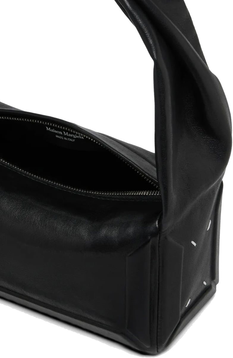 Maison Margiela Box Bag East/west Med Black Zwart