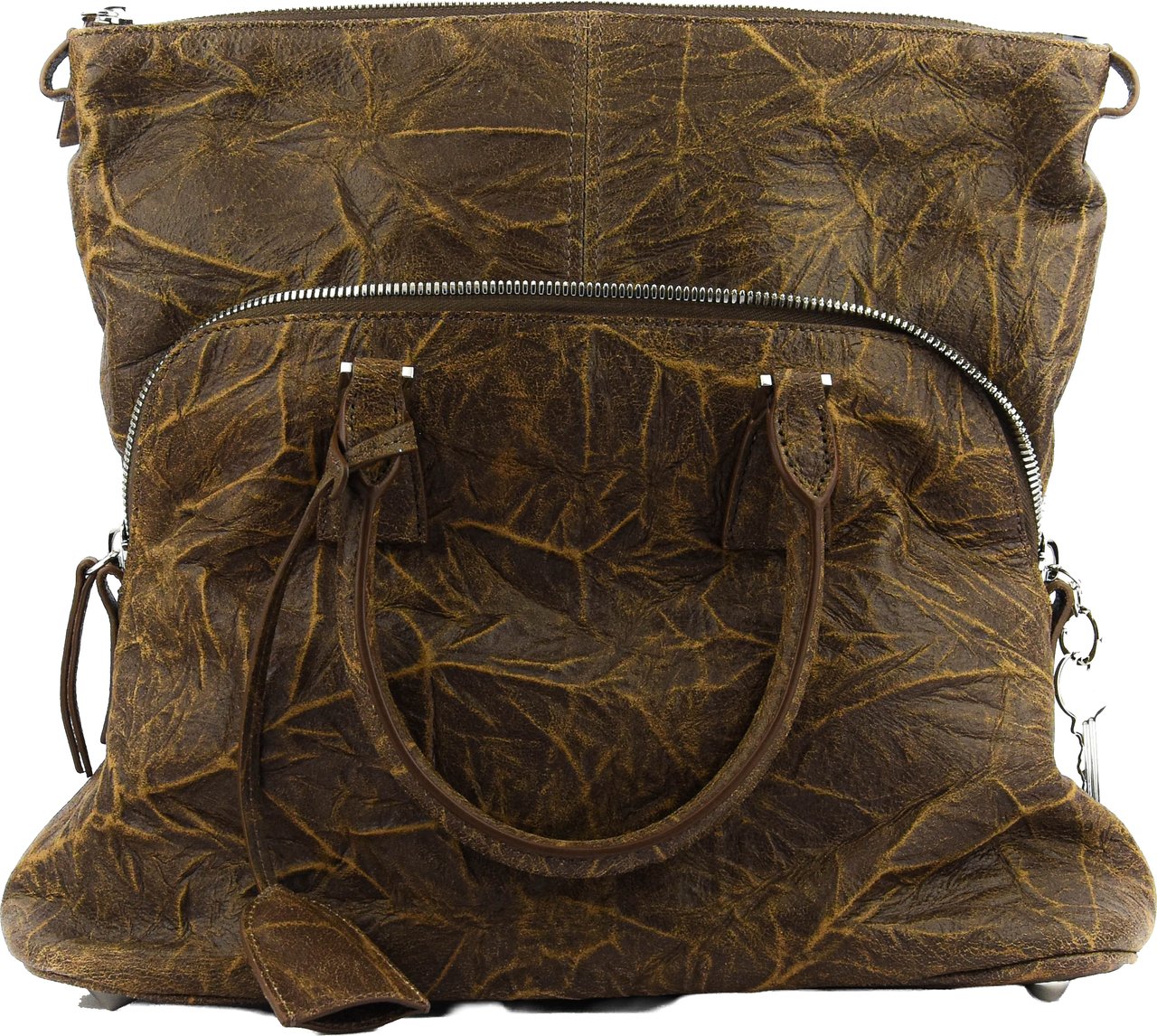 Maison Margiela 5ac Bag Brown Vintage Bruin
