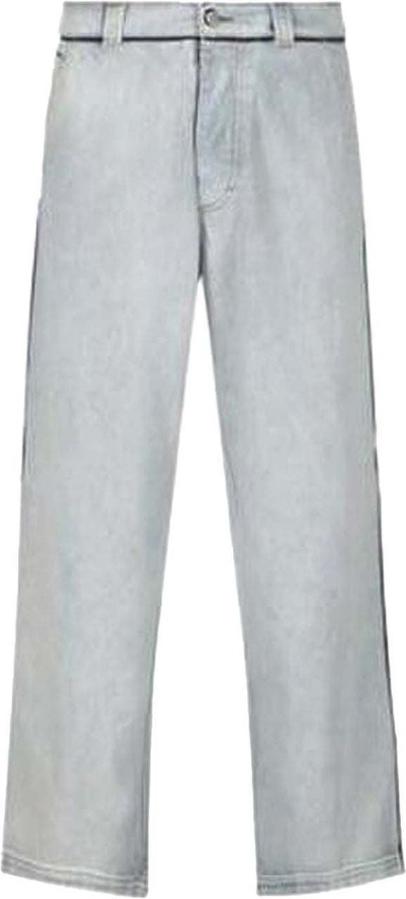 Maison Margiela Maison Margiela Wide Leg Denim Jeans Blauw