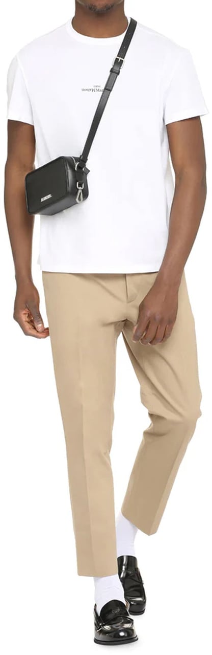 Maison Margiela Maison Margiela Cotton Logo T-Shirt Wit