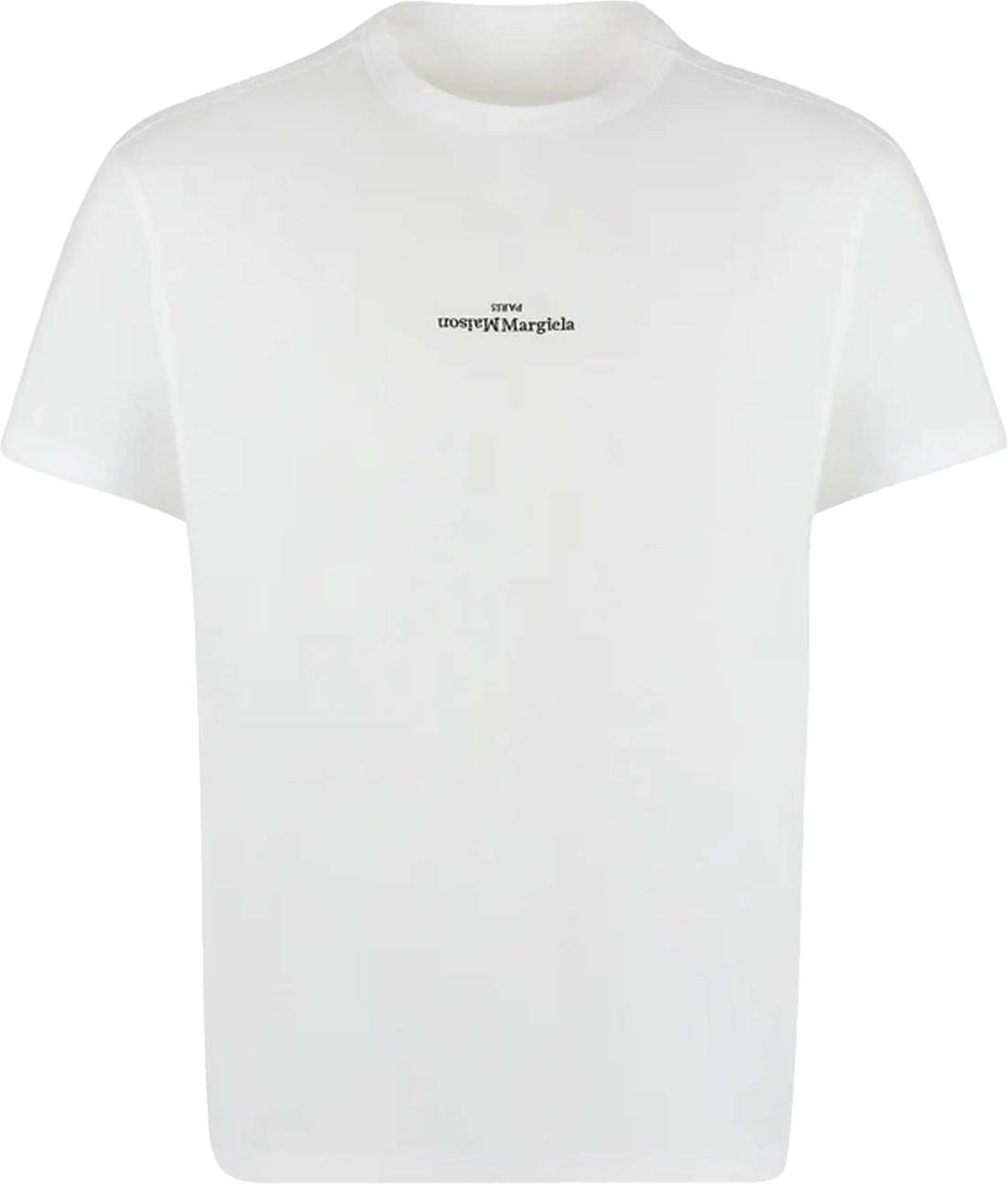 Maison Margiela Maison Margiela Cotton Logo T-Shirt Wit