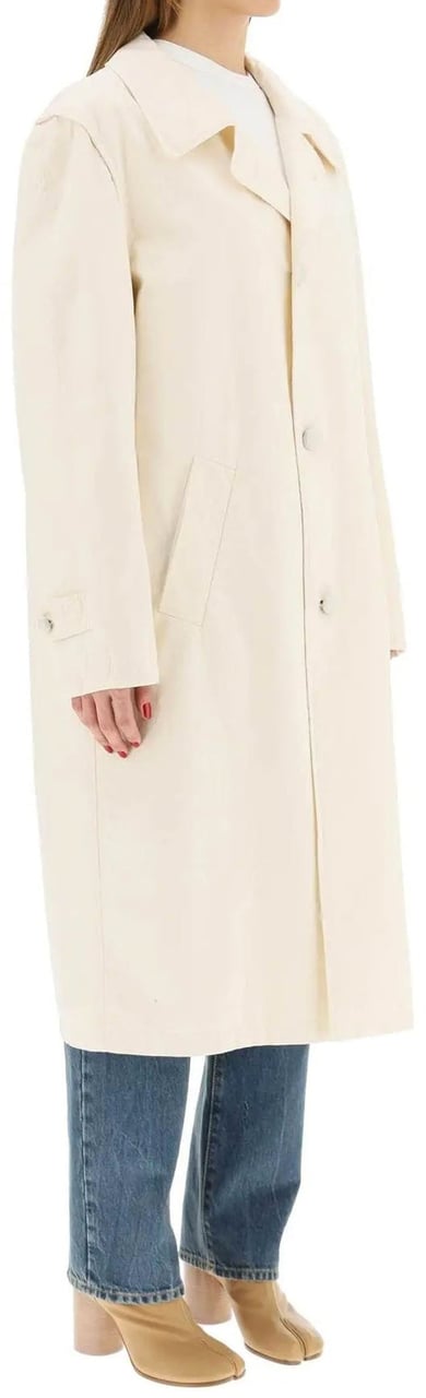 Maison Margiela Cotton Coat Wit