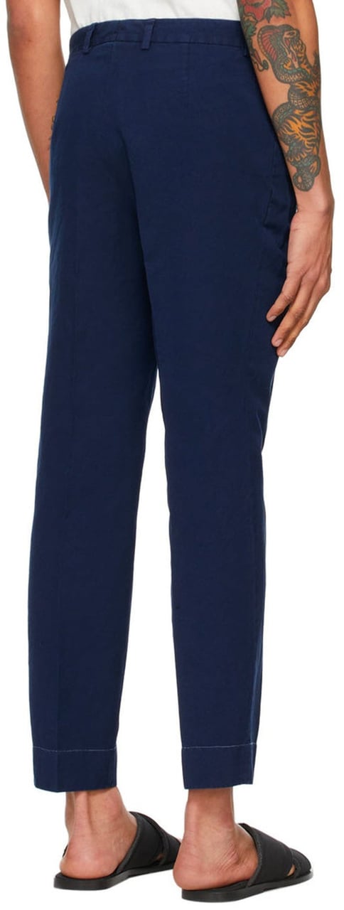Maison Margiela Cotton Denim Trousers Blauw