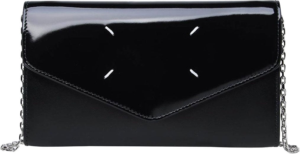Maison Margiela Four Stiches Leather Chain Wallet Divers