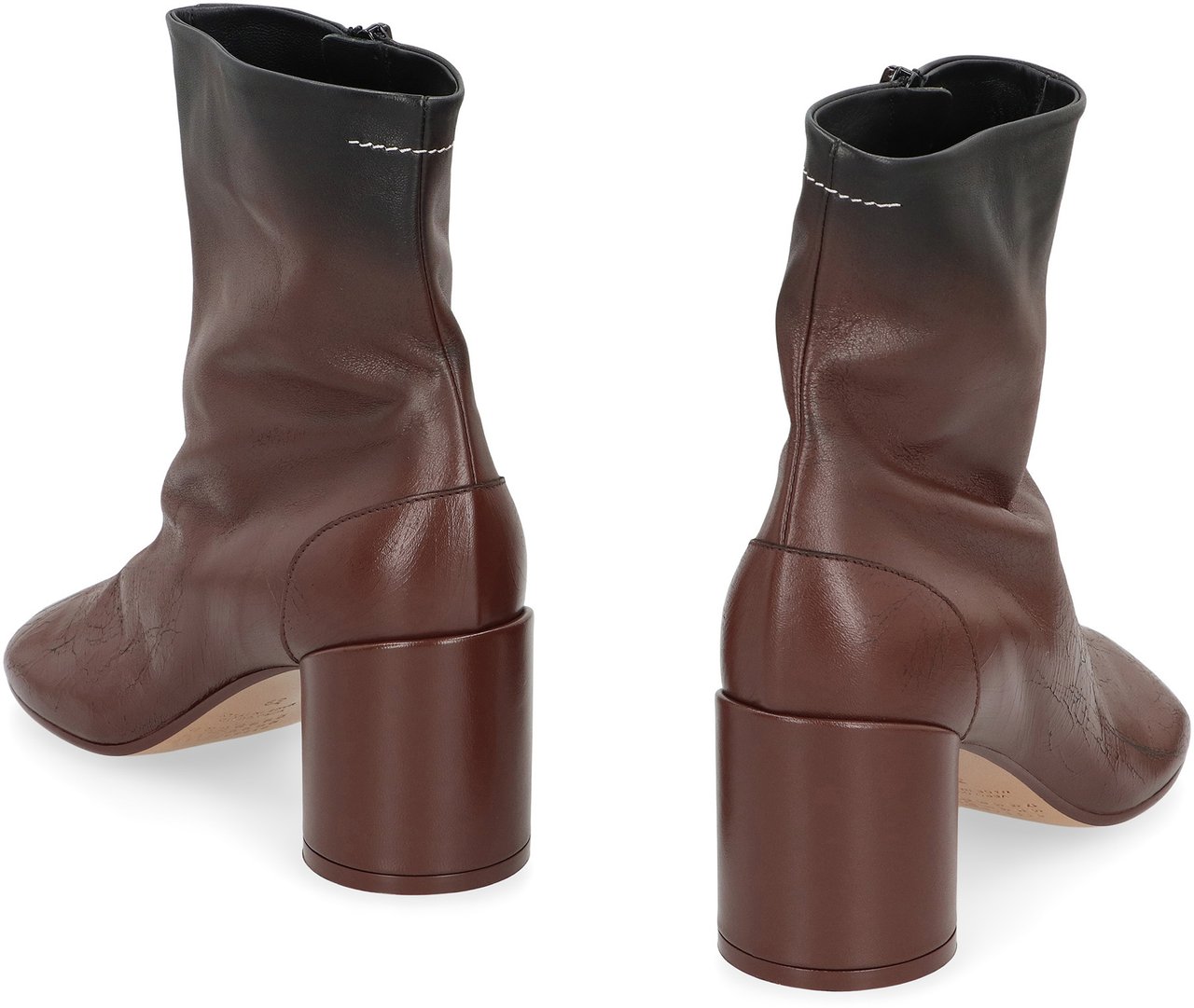 Maison Margiela Boots in leather Bruin
