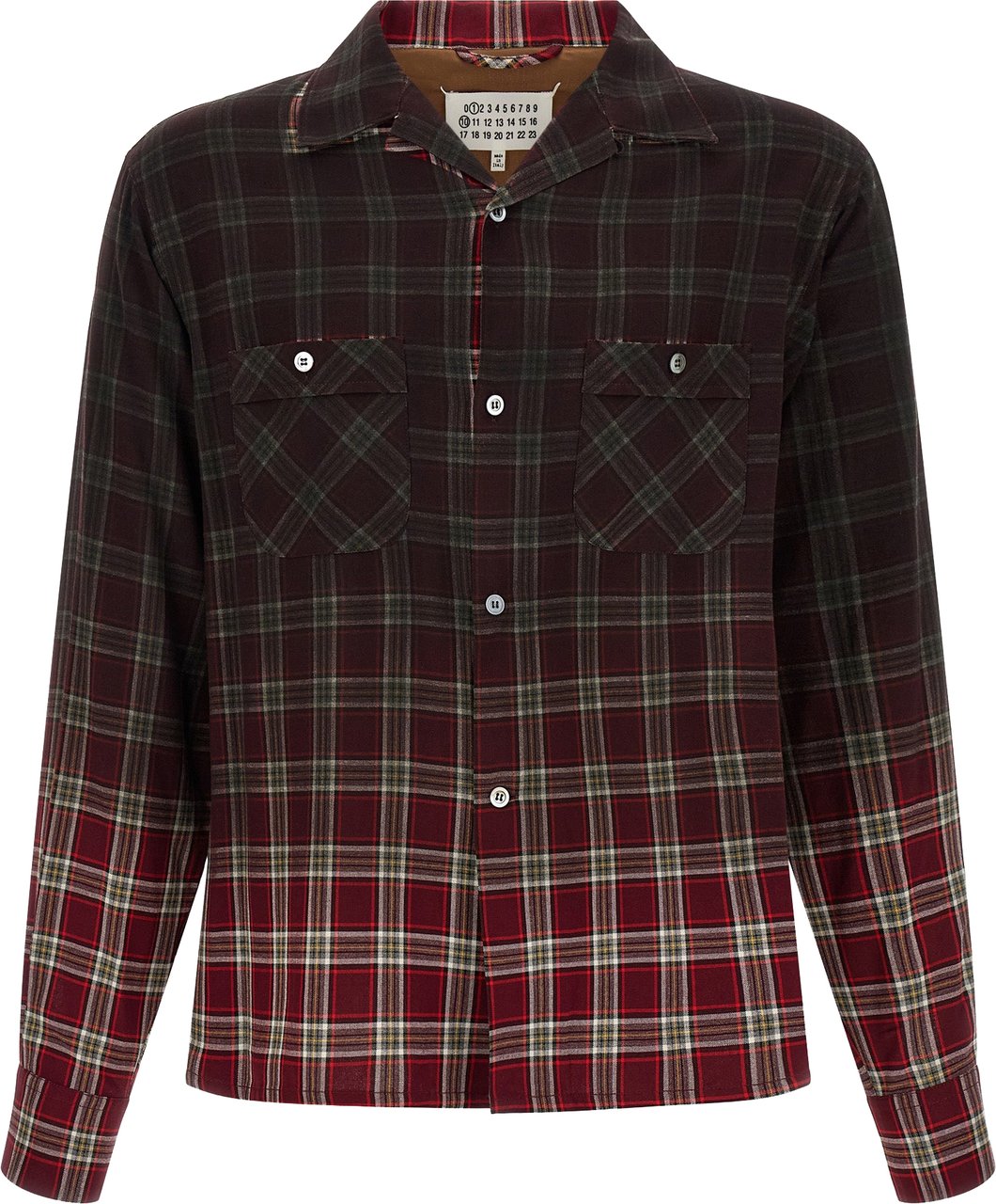 Maison Margiela Multicolor Viscose Blouse Rood