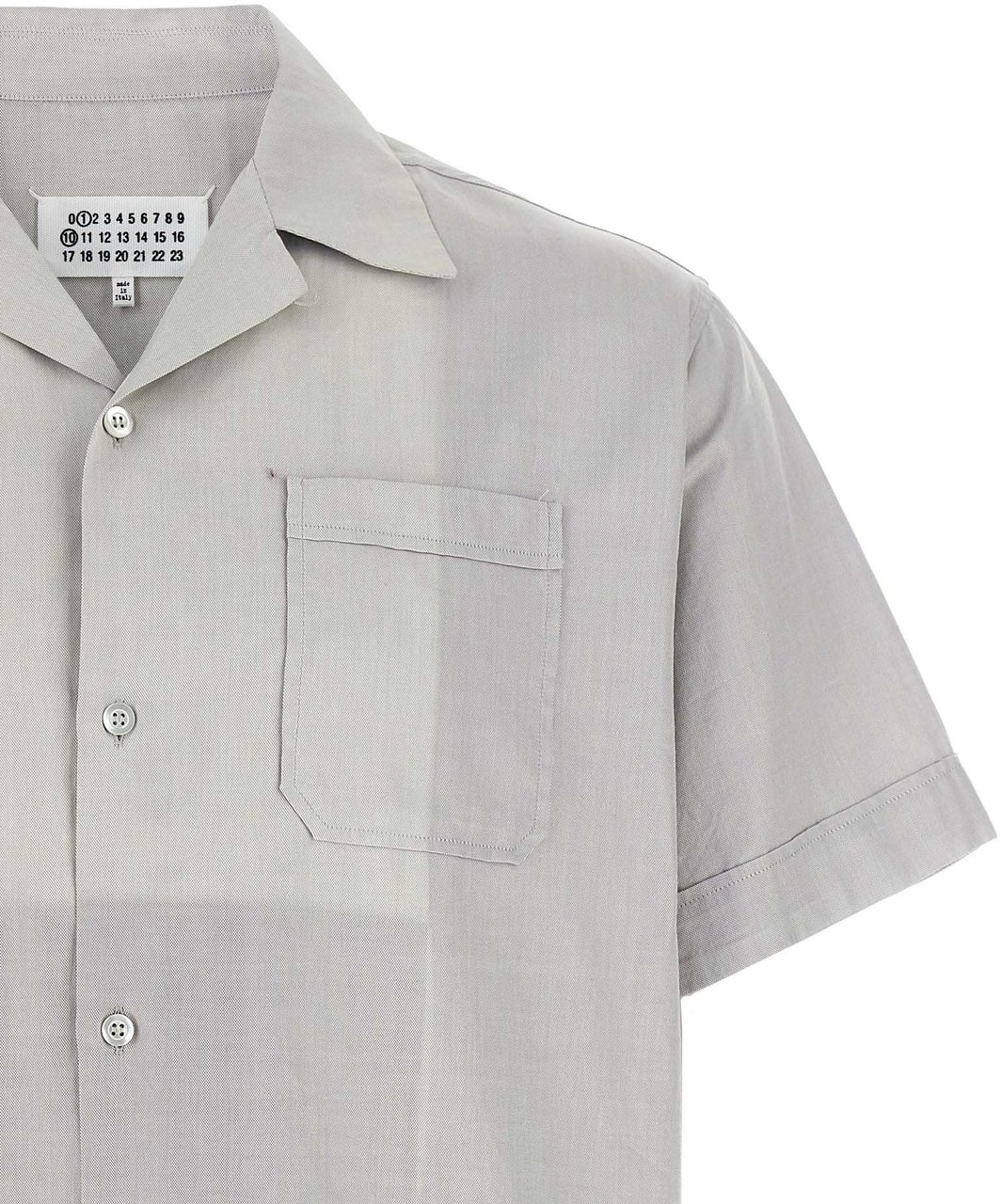 Maison Margiela Gray Cotton Blouse Grijs