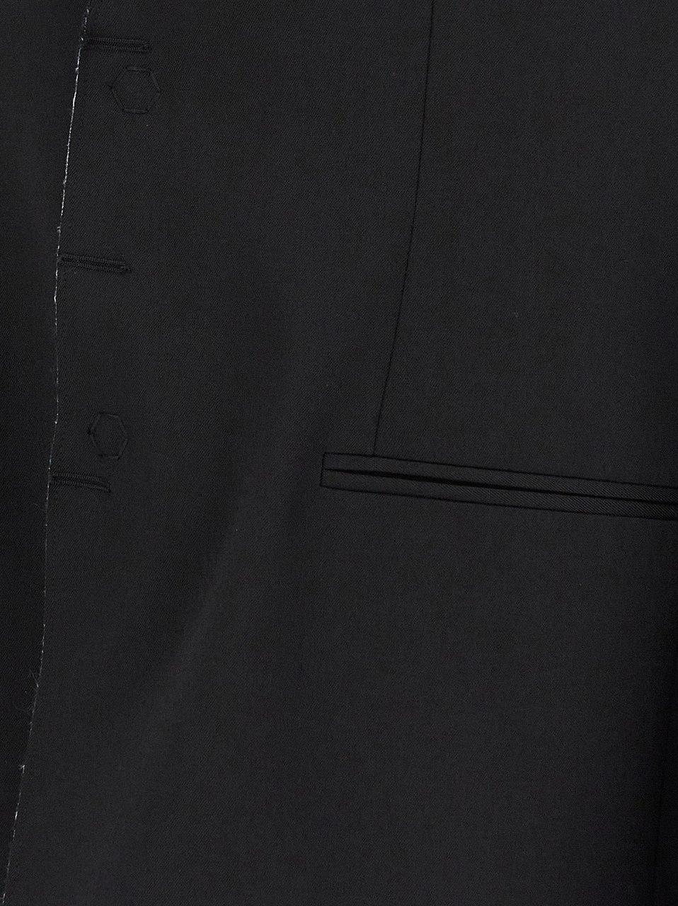 Maison Margiela MM6 Maison Margiela Black Polyester Blazer Zwart