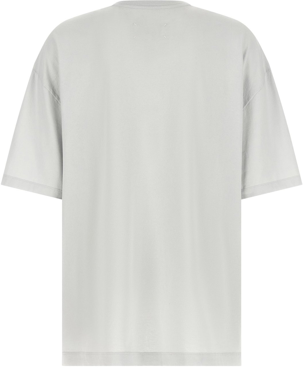 Maison Margiela Gray Cotton T-Shirt Grijs