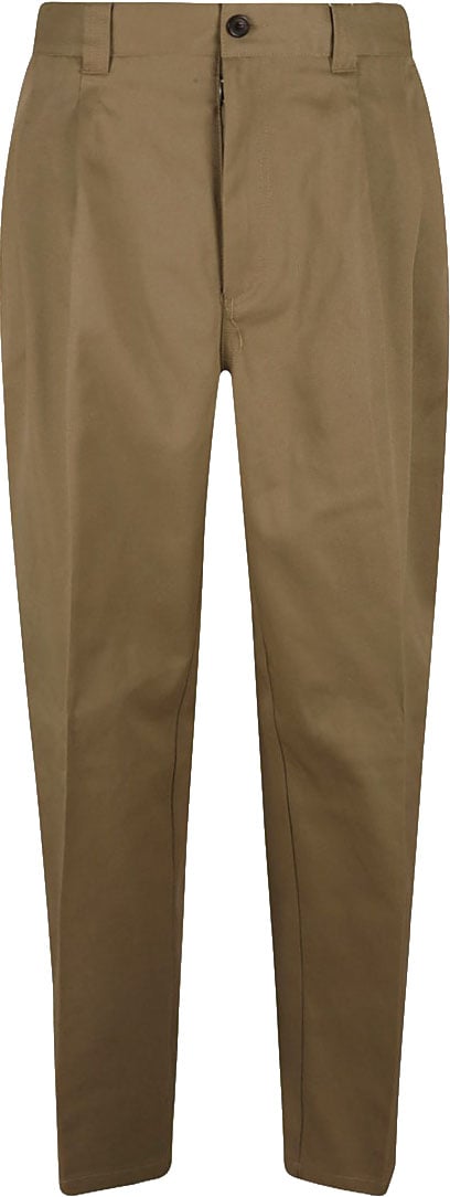 Maison Margiela Tailored Beige Trousers Neutraal