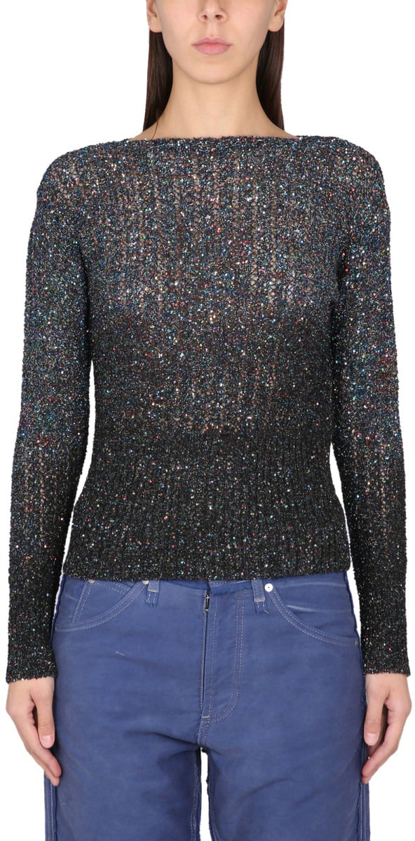 Maison Margiela SEQUINED SHIRT Zwart