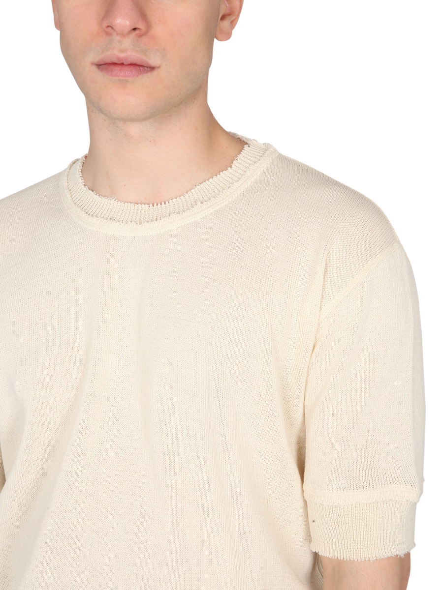 Maison Margiela WOOL BLEND SWEATER Wit