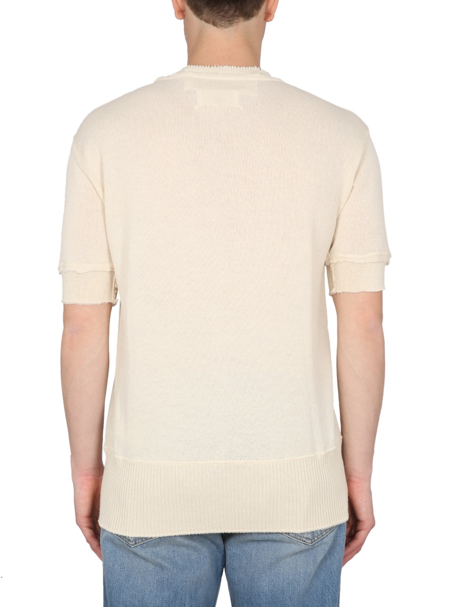 Maison Margiela WOOL BLEND SWEATER Wit