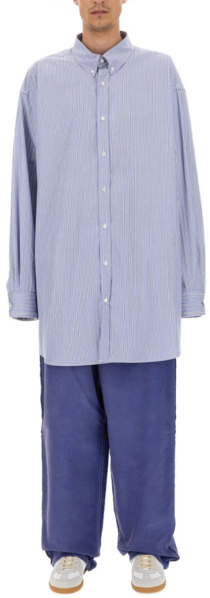 Maison Margiela OXFORD SHIRT Blauw